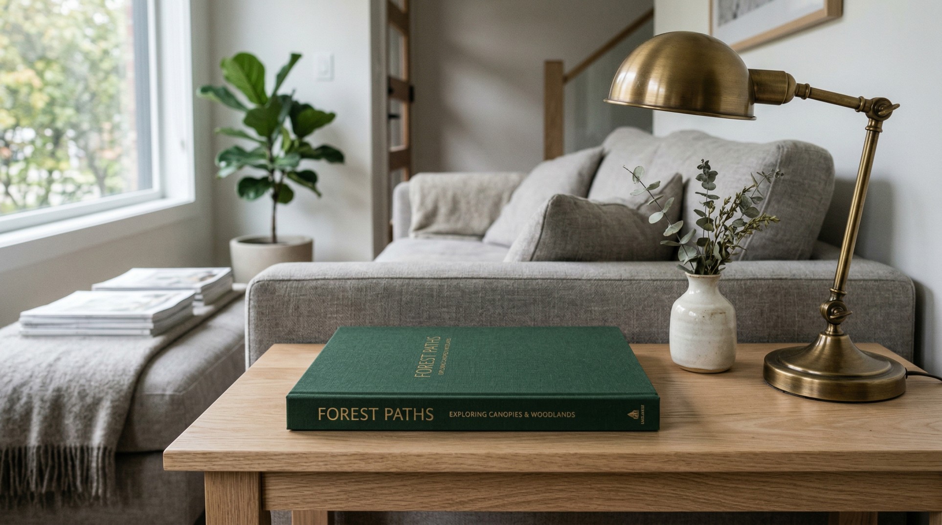 Hardcover coffee table book