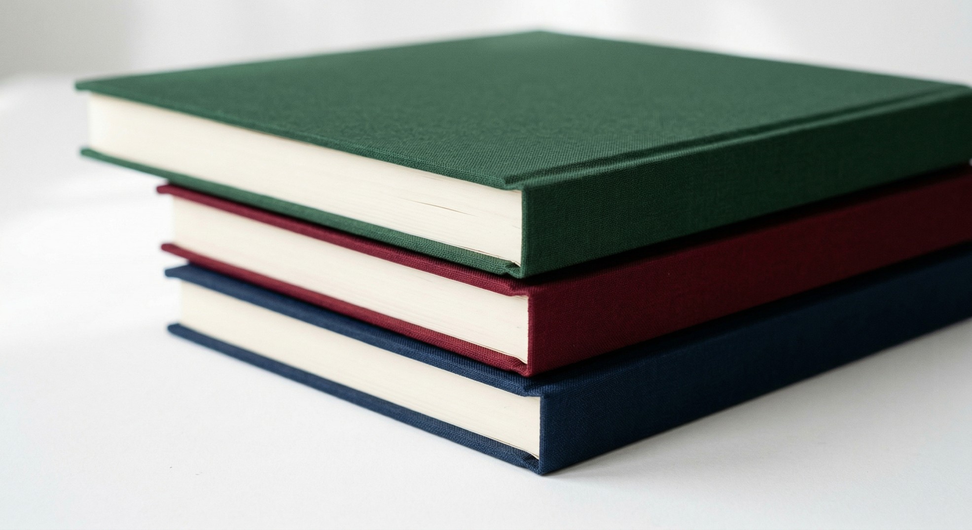Custom hardcover books with case binding